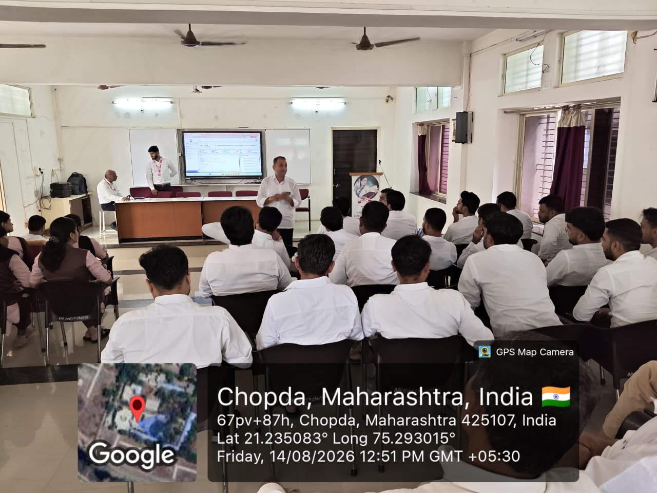 Mahatma Gandhi Shikshan Mandal's Smt. Sharadchandrika Suresh Patil College of Pharmacy, Chopda, organized a Capacity Building Program on MasterSoft Software for teaching and non-teaching staff, succes